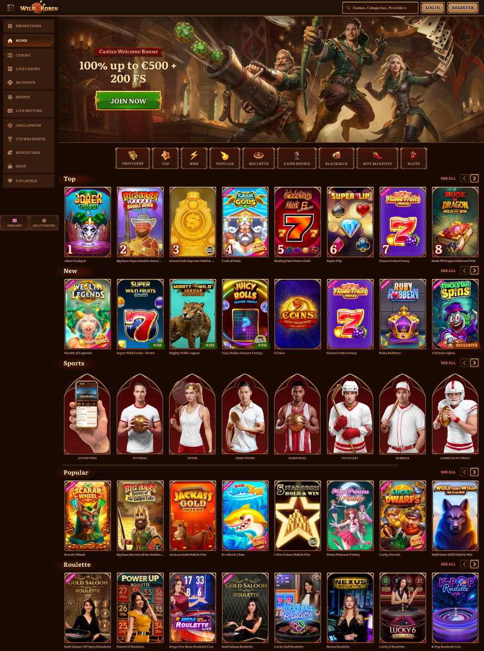 Wild Robin Casino